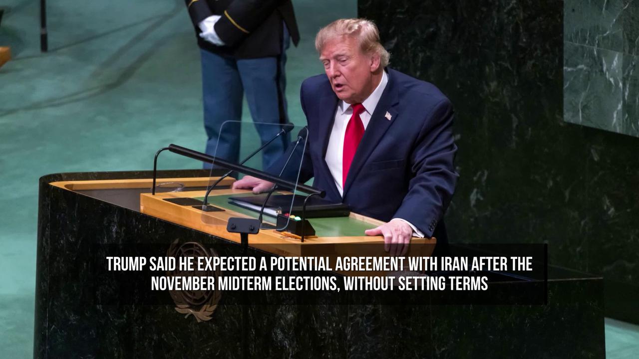 Video thumbnail for Trump Threatens to “Annihilate” Iran During UN Speech as Talks Continue.