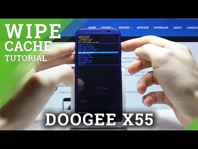 Video thumbnail for How to Wipe Cache Partition on Doogee X55 - Reset Cache Files
