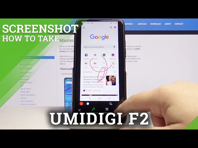 Video thumbnail for How to Capture Screen on UMIDIGI F2 - Take Screenshot