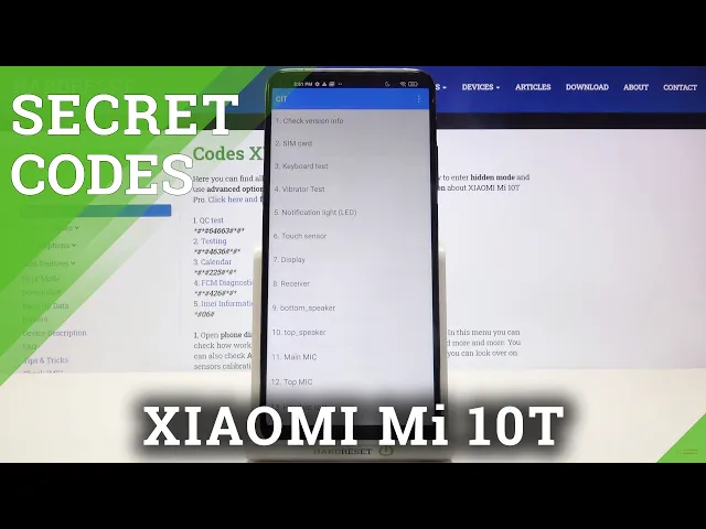 Video thumbnail for How to Use Secret Codes on XIAOMI Mi 10T Pro – Hidden Modes