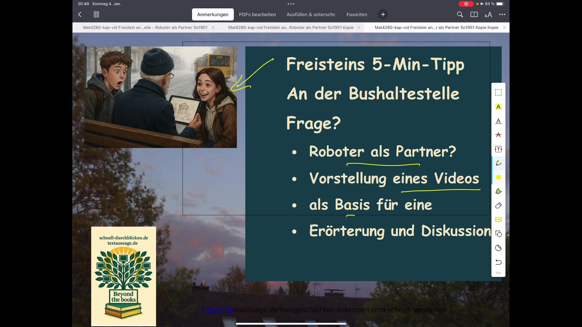 Video thumbnail for Roboter als Partner? Es ist soweit - wir stellen ein Video vor und geben Tipps für die Diskussion