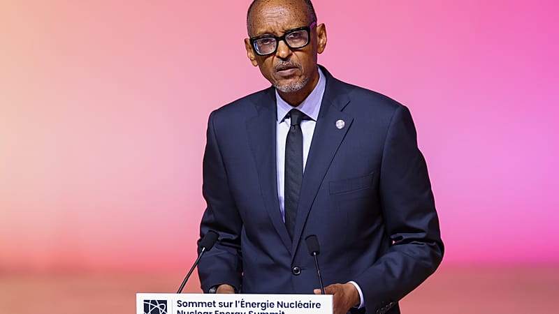 Video thumbnail for Rwanda’s Kagame blasts US sanctions, cites bias toward DR Congo