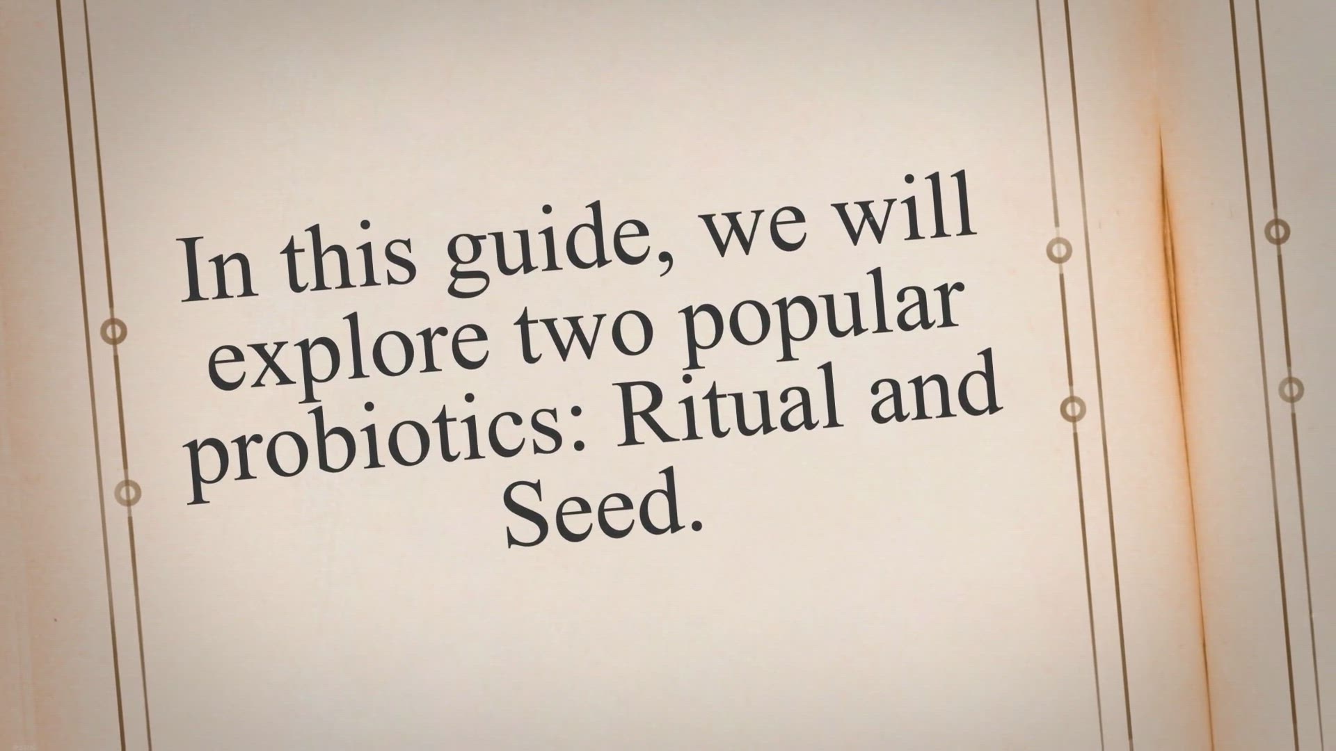 Video thumbnail for Choosing the Perfect Probiotic: Ritual vs Seed in 2023 | Gut Health Guide and User Reviews
