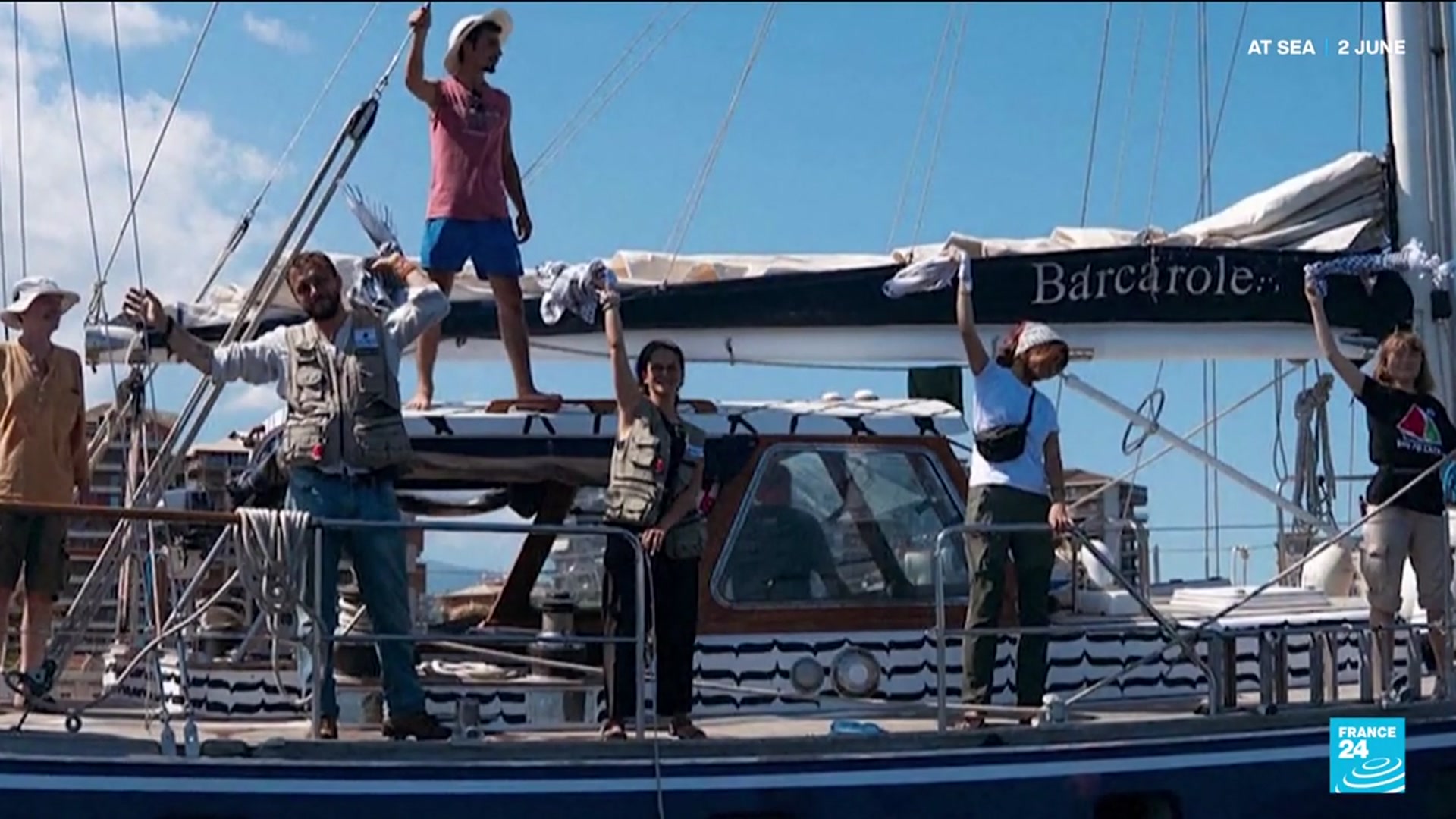 'Video thumbnail for Aid flotilla set to sail to Gaza'