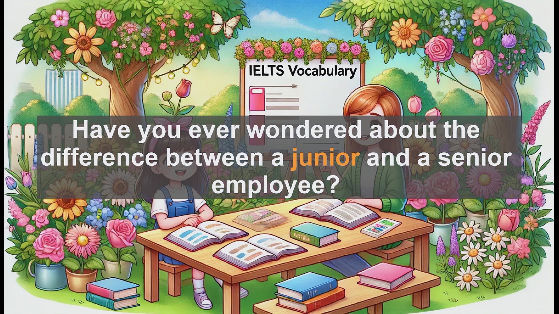 'Video thumbnail for 2500 Must Know IELTS 6.5 Vocabulary - Understanding 'Junior': Key Vocabulary for IELTS Success'