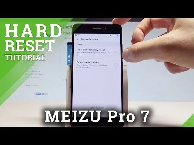Video thumbnail for How to Factory Reset MEIZU Pro 7 - Reset Defaults / Wipe Data |HardReset.info