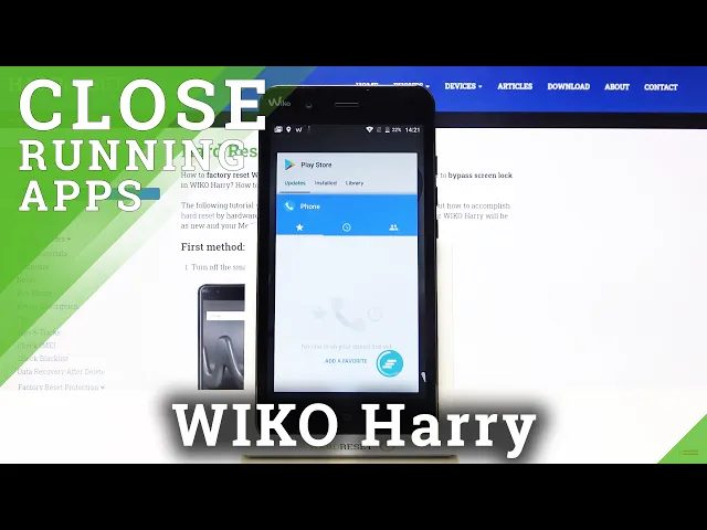 Video thumbnail for How to Turn Off Running Apps in WIKO Harry – Disable All Running Apps