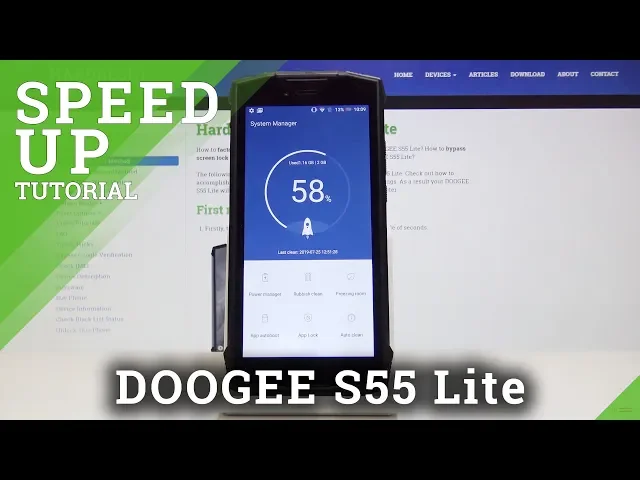 Video thumbnail for How to Boost System in DOOGEE S55 Lite - Boost EMUI / Clean Up System