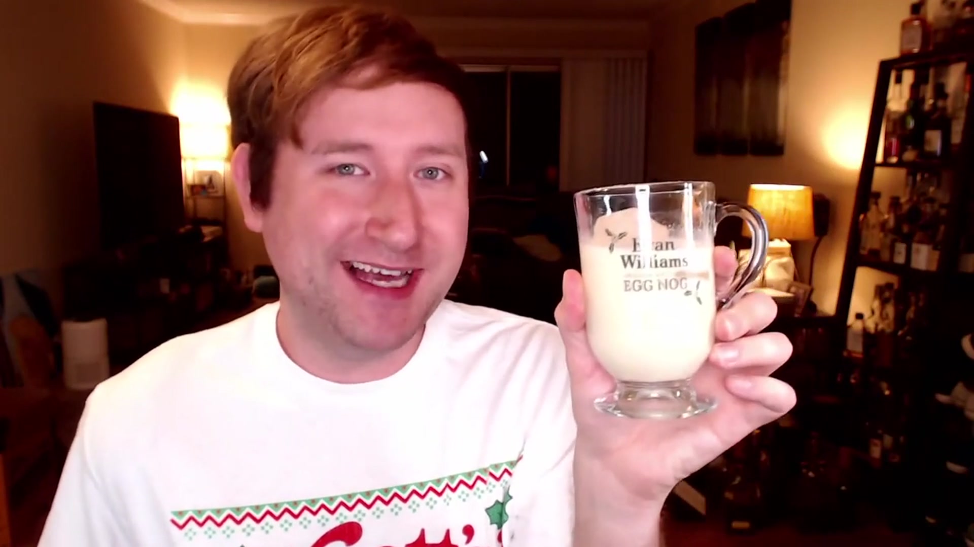 'Video thumbnail for Evan Williams Egg Nog - Bourbon Byte-Sized Review'