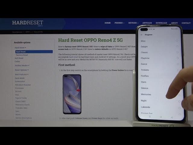Video thumbnail for Alarm Sounds in OPPO Reno4 Z 5G – Discover Available Tones of Alarms