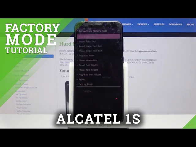 Video thumbnail for How to Enter Factory Mode on ALCATEL 1S – Enter Hidden Menu