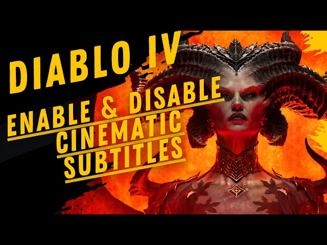Video thumbnail for How To Enable & Disable Cinematic Subtitles In Diablo IV