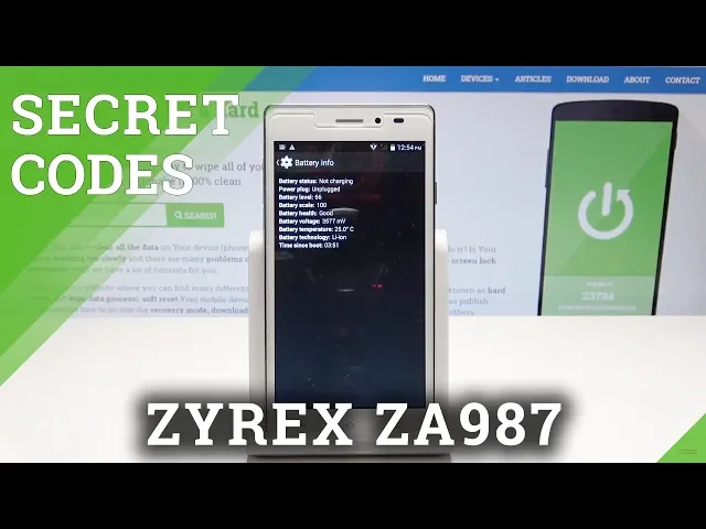 Video thumbnail for Codes ZYREX ZA987 - How to Open Secret Menu / Hidden Mode / Advanced Options
