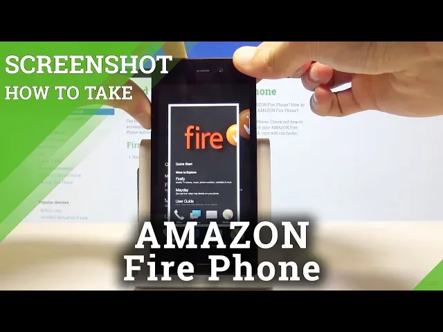 Video thumbnail for How to Capture Screen in AMAZON Fire Phone - Save & Edit Screenshot