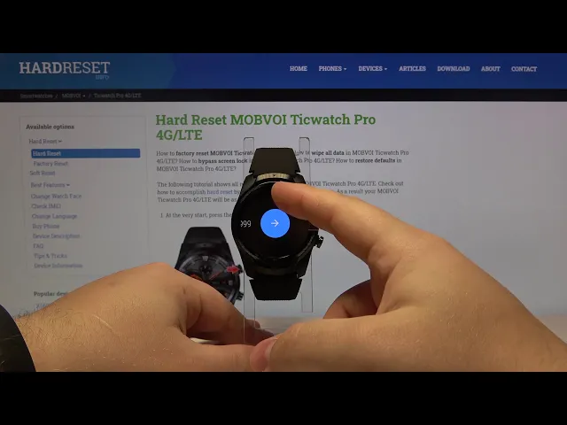 Video thumbnail for How to Change Date & Time in MOBVOI TicWatch Pro 4G – Time Settings