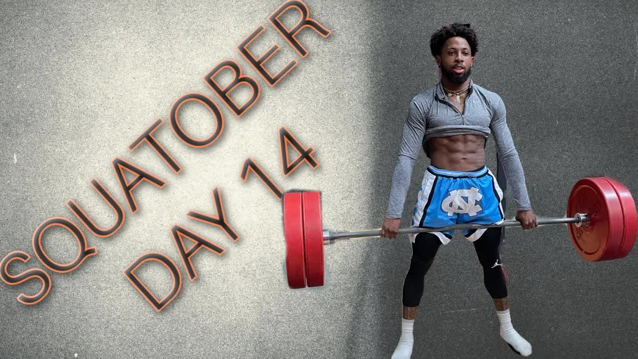 'Video thumbnail for Squatober Day 14! (Squatting Everyday For A Month)'