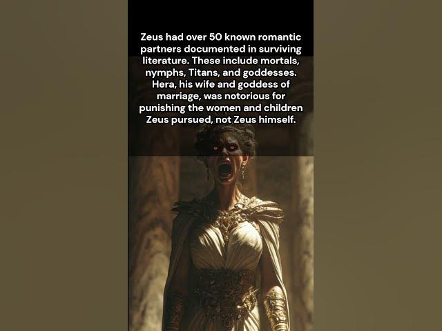 Video thumbnail for Zeus Had Over 50 Partners. Hera Punished Every Single One of Them.