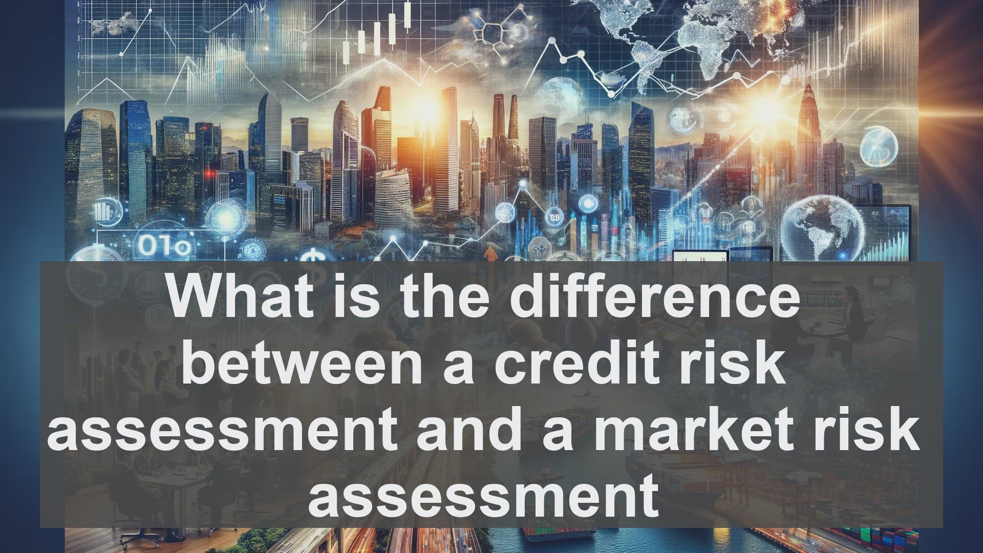 'Video thumbnail for What is the difference between a credit risk assessment and a market risk assessment?'