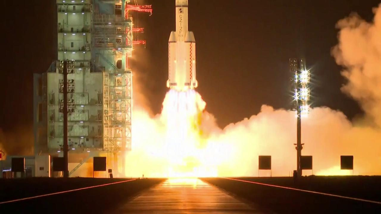 Video thumbnail for China: Shenzhou-23 crewed spaceship launches successfully in Jiuquan.
