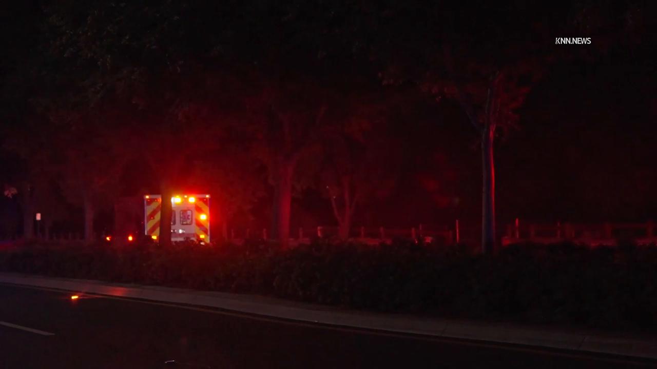 Video thumbnail for US, Los Angeles: Santa Clarita Man Transported to Hospital After Violent Crash Into Railroad Tracks in Newhall.