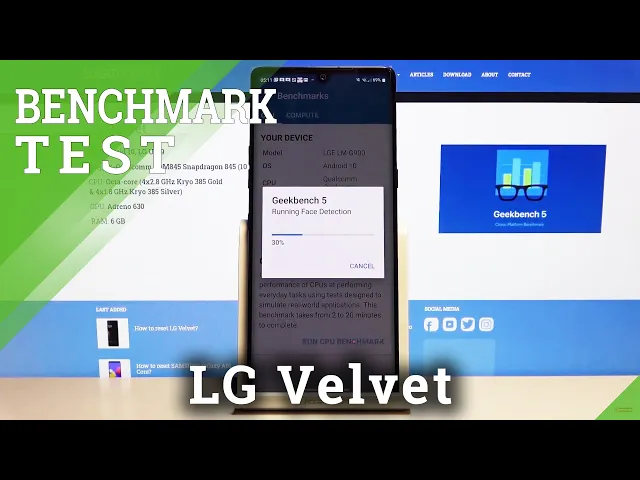 Video thumbnail for Discover Geekbench V5 Test on LG Velvet – Check Benchmark Results