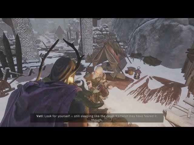 Video thumbnail for Tainted Grail: The Fall of Avalon - Divided We Fall: Meet Vati (Scribe) Enter Gunnvaldr Village