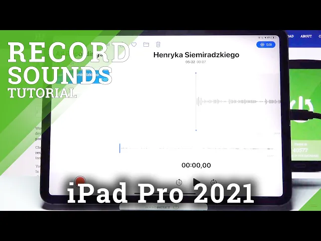 Video thumbnail for How to Record Sounds in iPad Pro 2021 – Use Sound Recorder