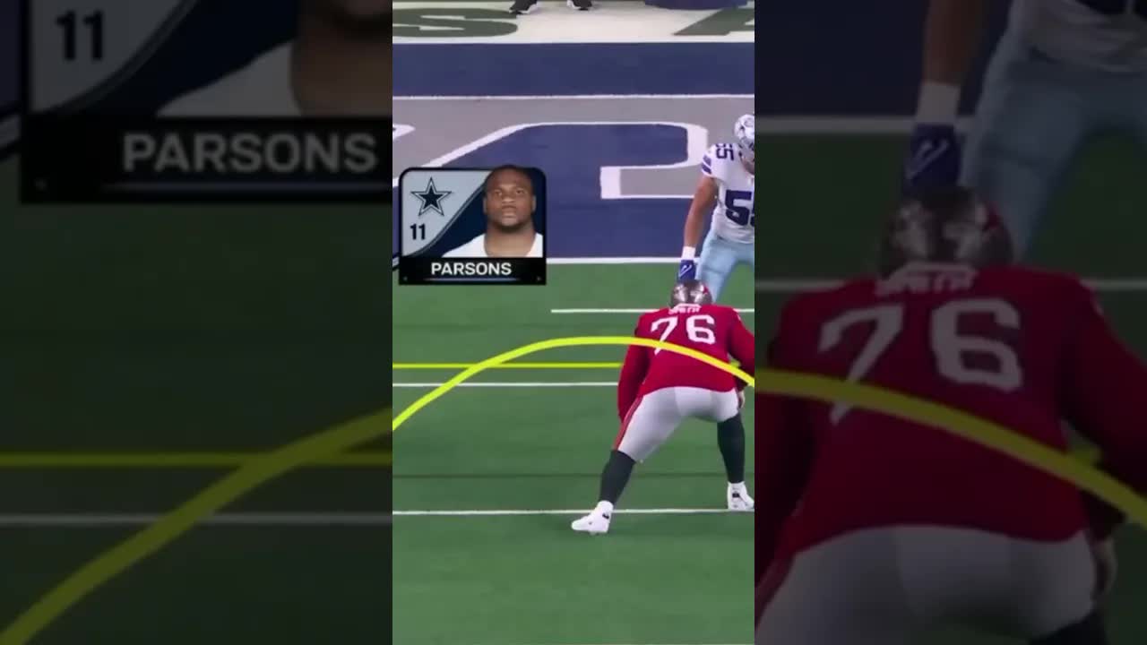 Video thumbnail for #Cowboys Micah Parsons x 2 on the