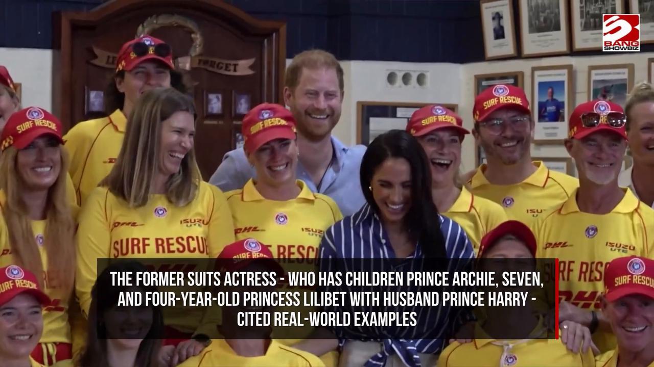 Video thumbnail for Meghan, Duchess of Sussex warns of social media algorithm dangers