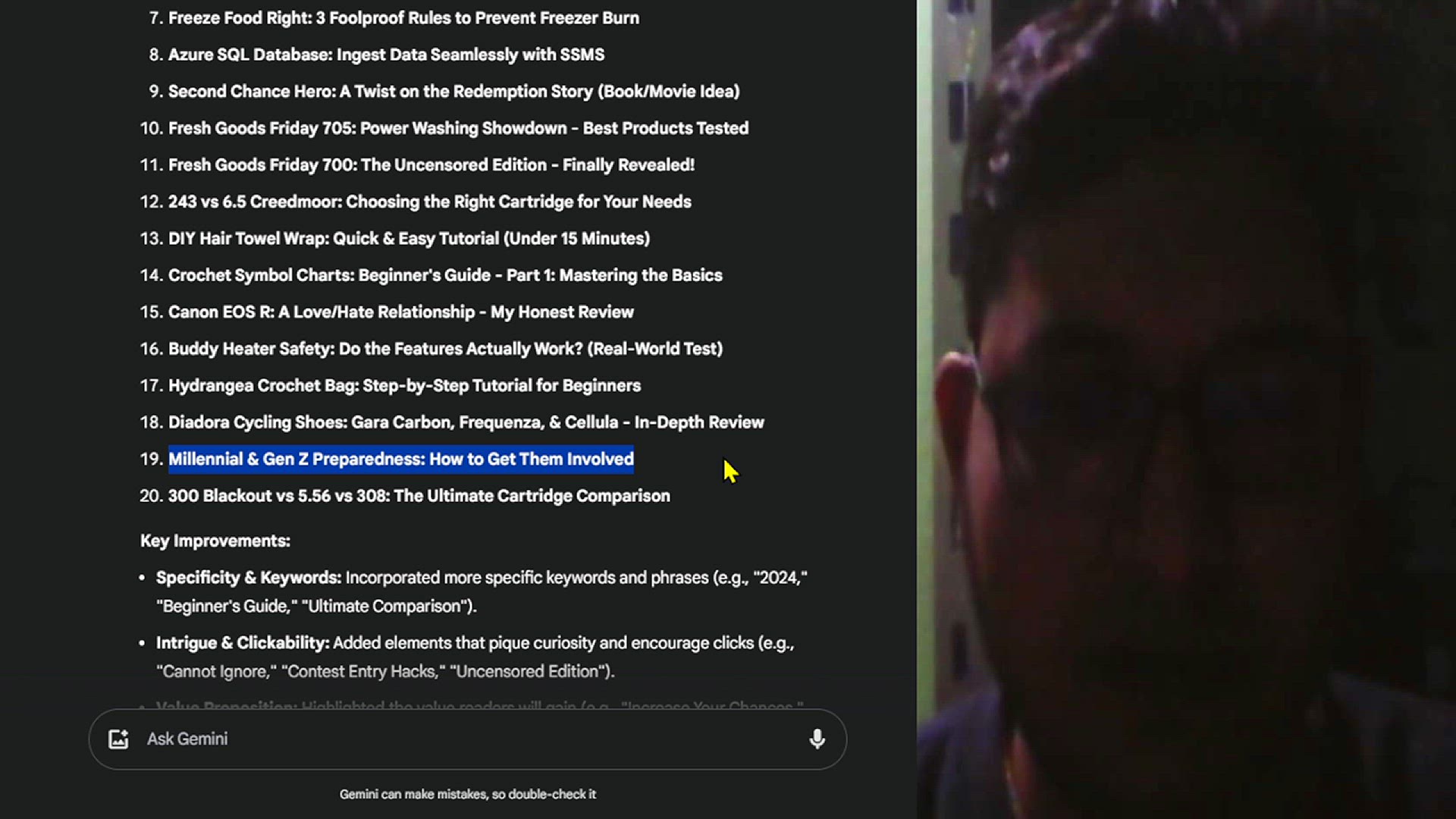 Video thumbnail for Millennial & Gen Z Preparedness How to Get Them Involved