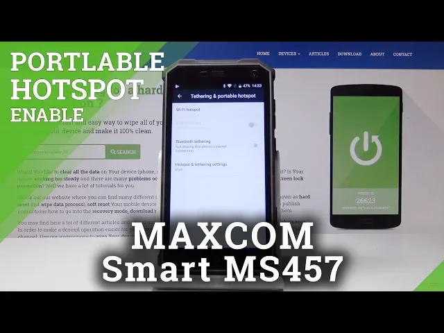 Video thumbnail for How to Activate Portable Hotspot in MAXCOM Smart MS457 Strong - Share Wi-Fi