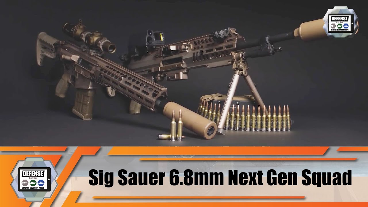 'Video thumbnail for Review Sig Sauer Next Generation Squad Weapons NGSW US Army 6.8 mm caliber NGSW-AR  NGSW-R'