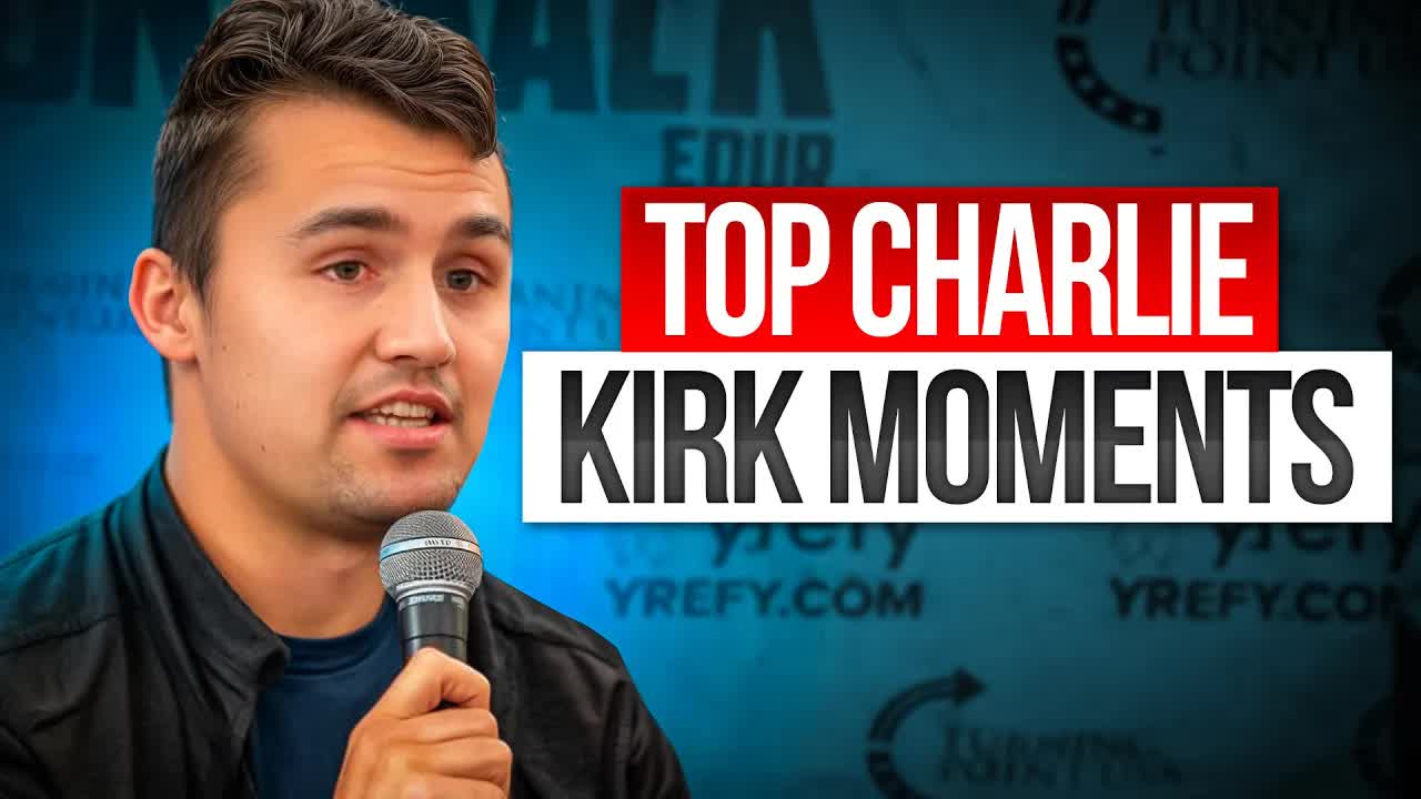 Video thumbnail for the finance zone: charlie kirk's most viral debate moments: investing, politics, and free speech