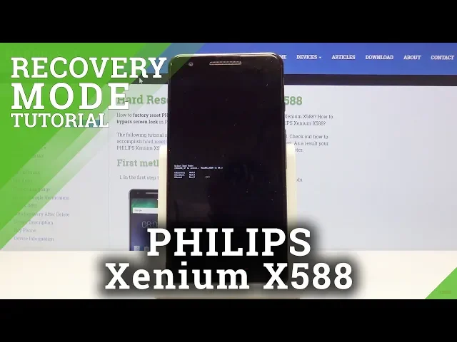 Video thumbnail for Recovery Mode PHILIPS Xenium X588 - How to Open & Use Philips Recovery