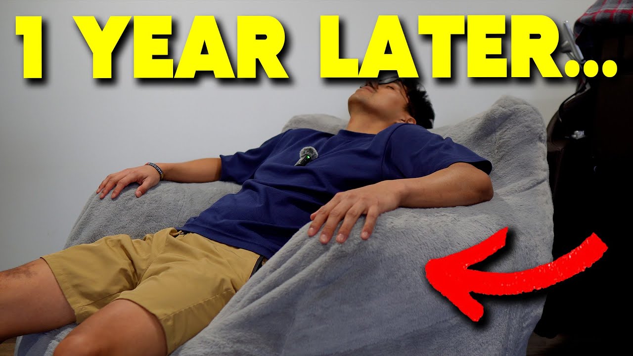 Video thumbnail for Maxyoyo Giant Bean Bag Chair Review (1 Year Update)