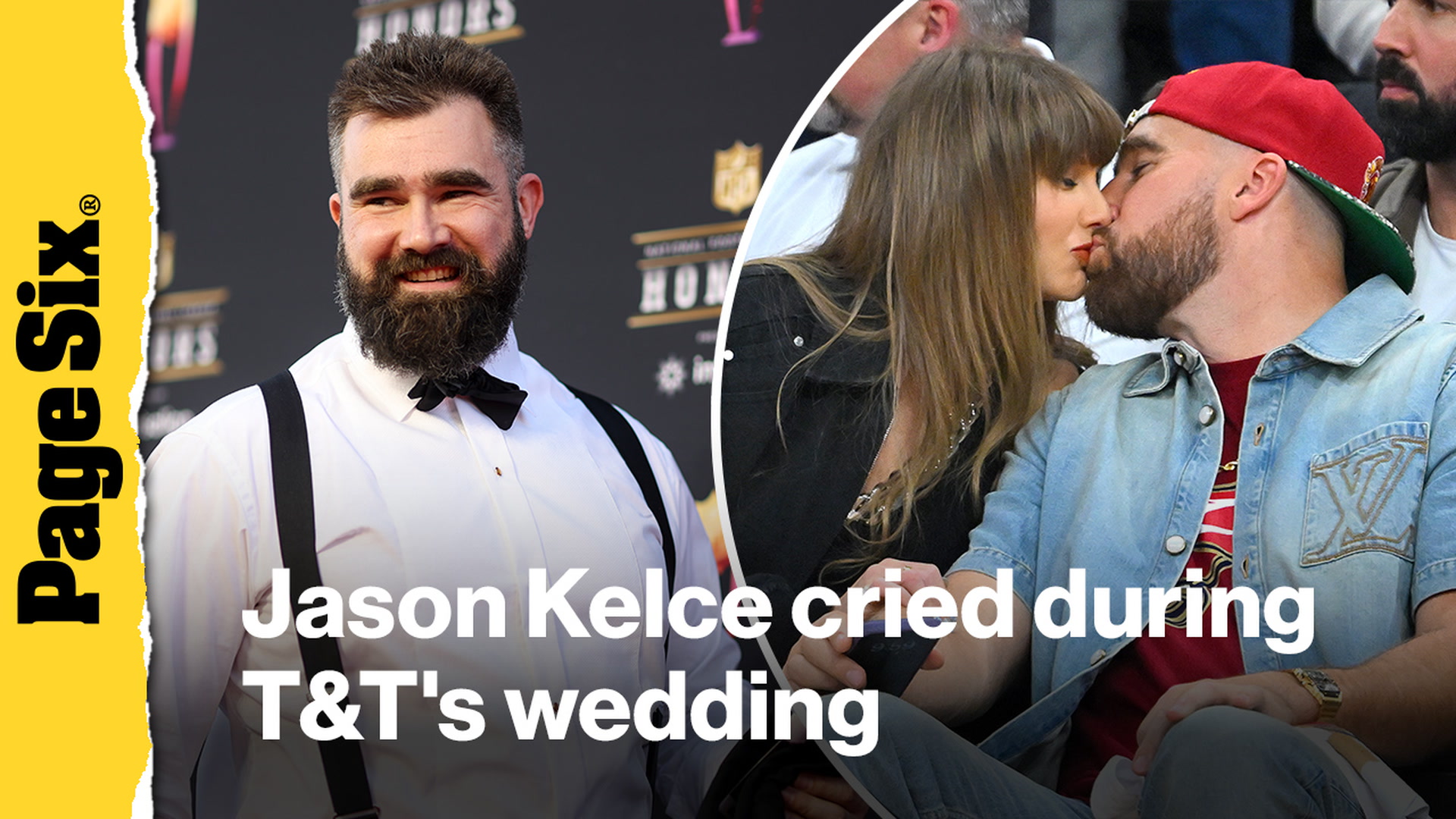 Video thumbnail for Jason Kelce reveals favorite moments from Taylor and Travis' wedding