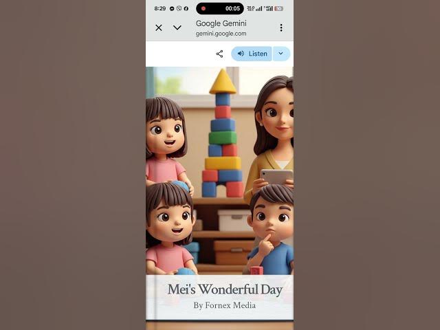 Video thumbnail for Bedtimes story ! Mei's wonderful Day