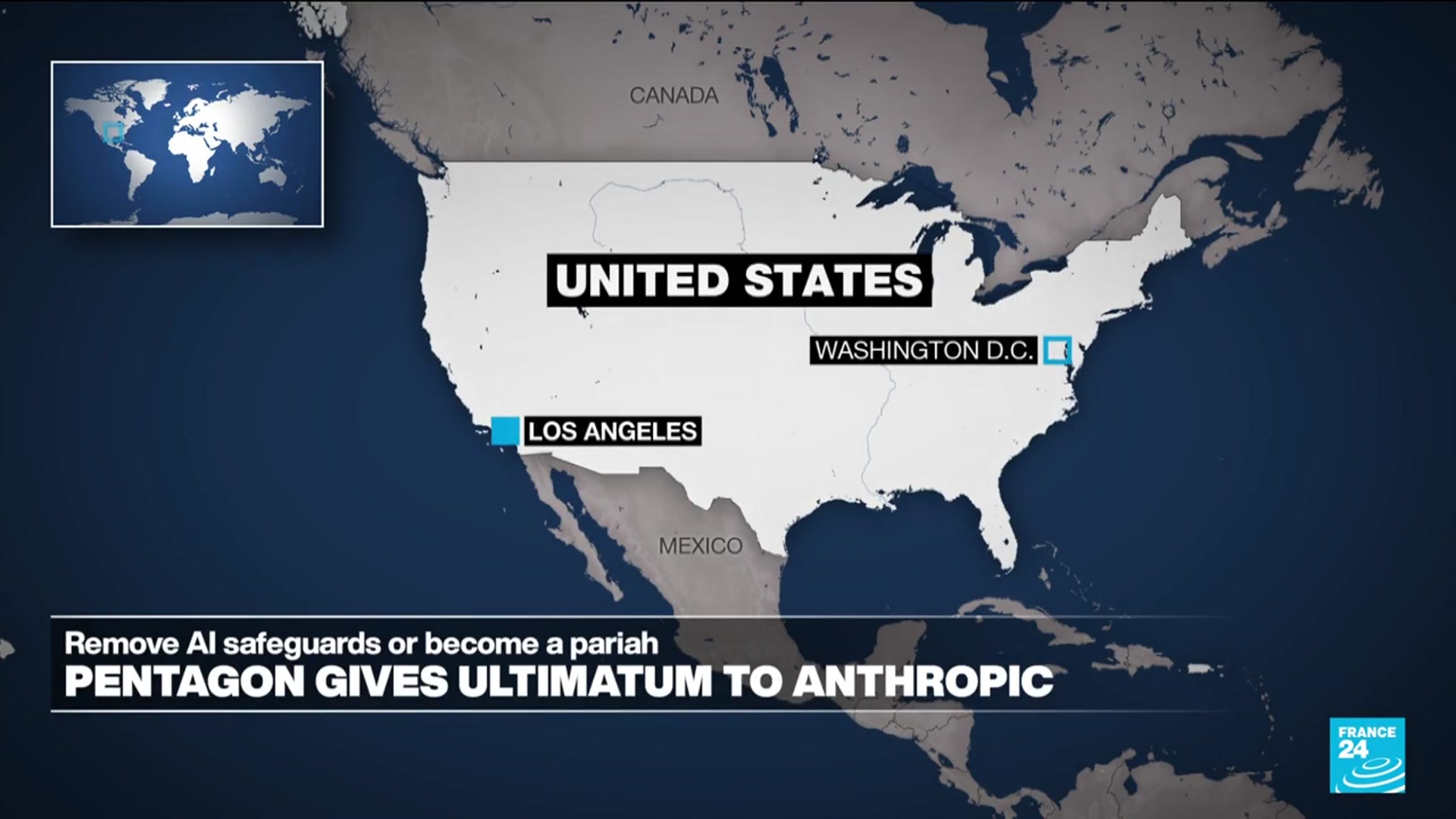 Video thumbnail for Anthropic CEO says AI company 'cannot in good conscience accede' to Pentagon's demands