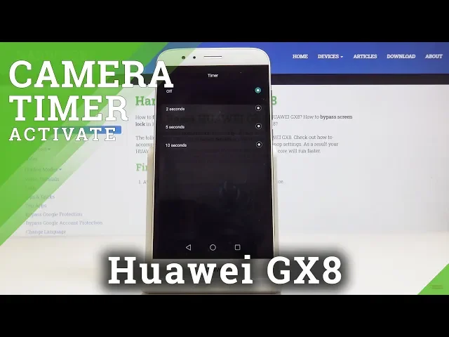 Video thumbnail for How to Set a Camera Countdown on Huawei GX8 –  Camera Timer