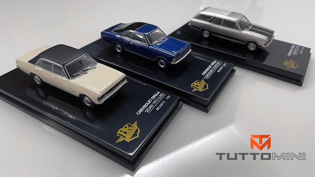 Video thumbnail for Miniaturas Chevrolet Opala e Caravan 1/64 BRClassics