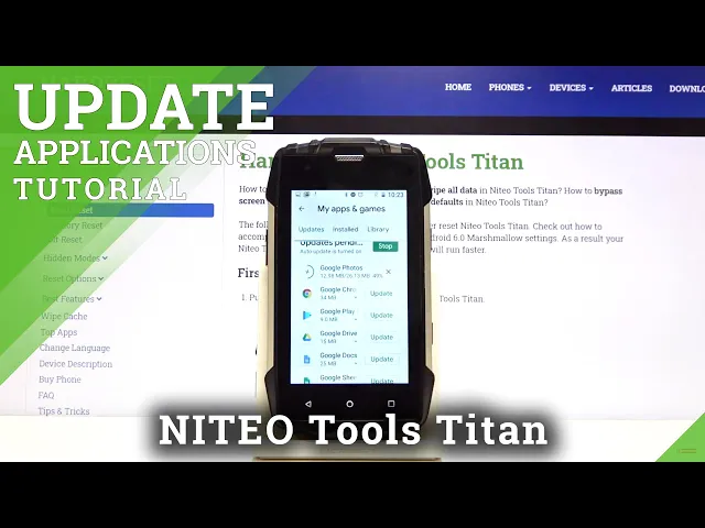 Video thumbnail for How to Update Apps on Niteo Tools Titan - New App Version