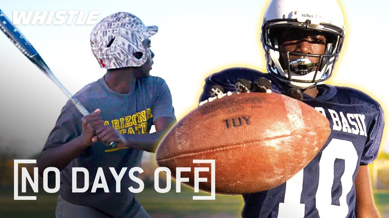 'Video thumbnail for 13-Year-Old 6'3'' Athletic BEAST | Football AND Baseball Phenom'