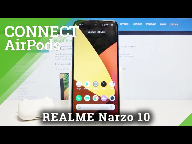 Video thumbnail for How to Connect AirPods with REALME Narzo 10 – Wireless Connection