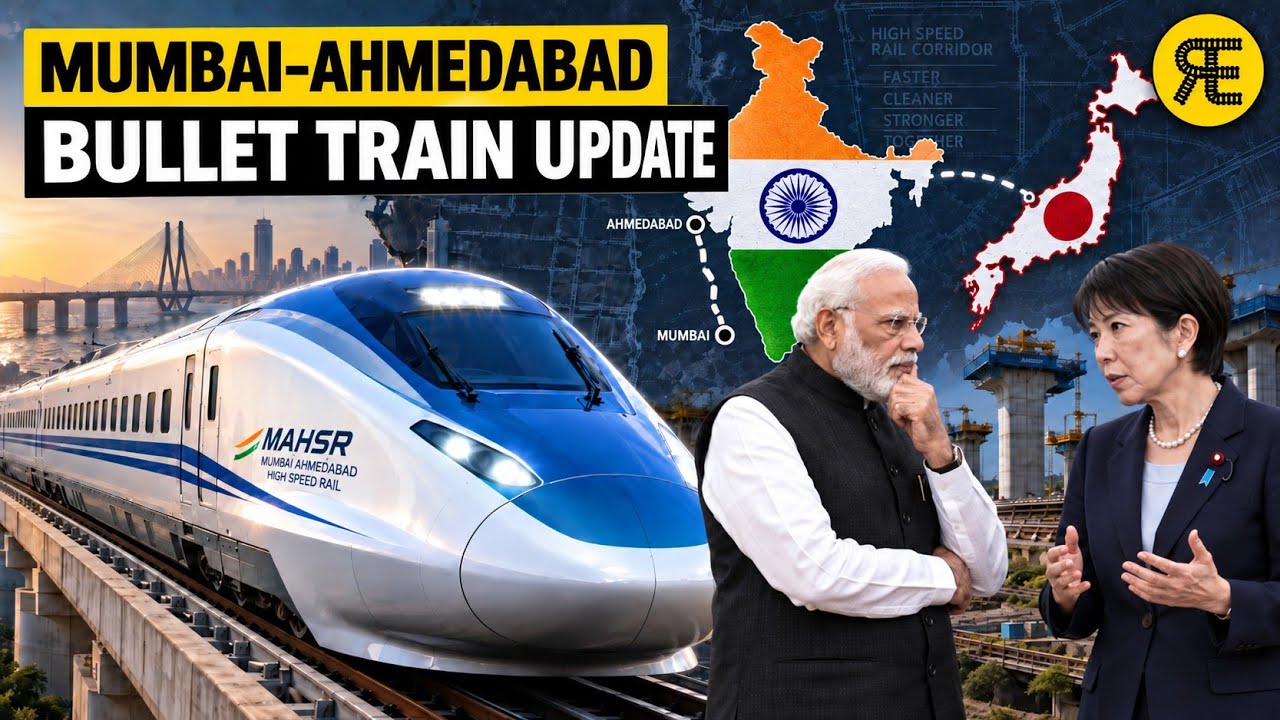 Video thumbnail for India's First Bullet Train Is Almost Here