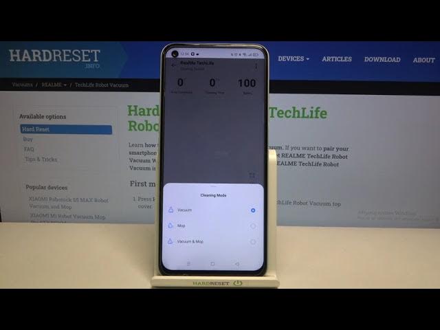 Video thumbnail for How to Enable Mopping on REALME TechLife Robot Vacuum - Start Mopping  with realme LINK app
