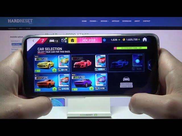 Video thumbnail for Asphalt 9 Game Test on OPPO A74 5G – Gameplay / Performance Checkup