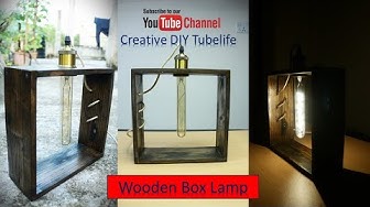 Video thumbnail for Handmade Steampunk box lamp made in wood