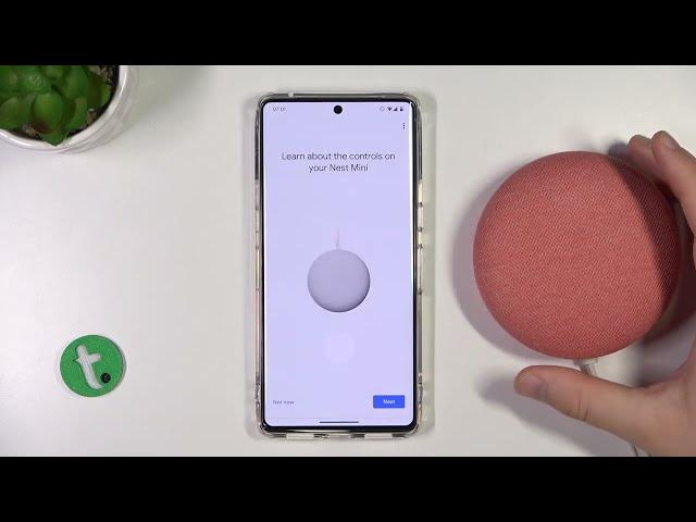 Video thumbnail for How to Connect Google Nest Mini to any Phone - First Set Up of Google Nest Mini Speaker