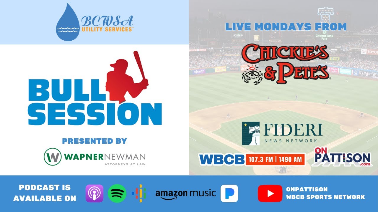 Video thumbnail for BCWSA Bull Session Presented Wapner Newman 6/8 (Flyers Announcer & former Phillies Jim Jackson)