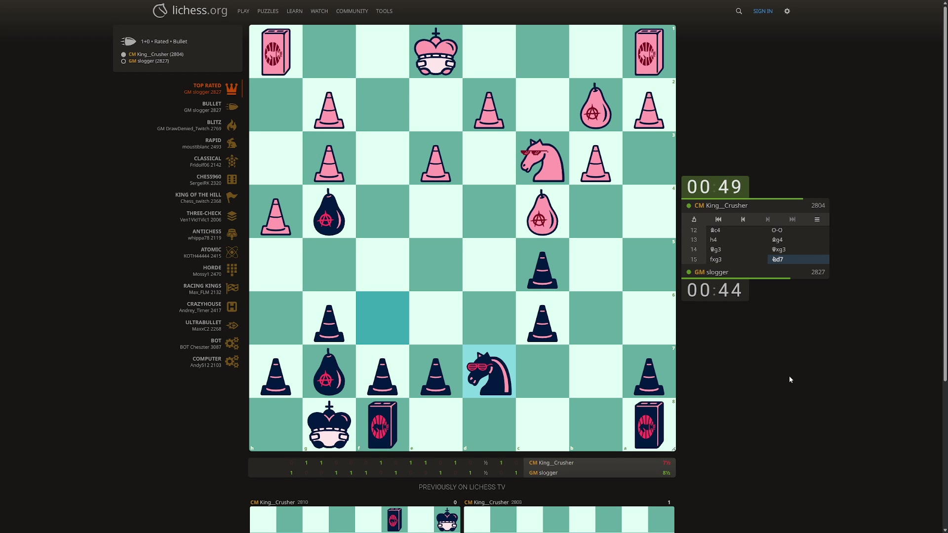 Video thumbnail for Chess Match Ep 1234